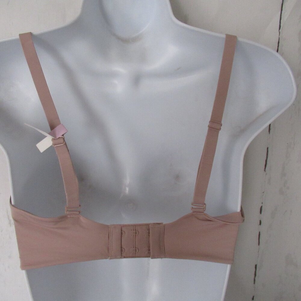 New Maidenform T Shirt Bra 32D Beige Tan Convertible Underwire DM7543 - Picture 3 of 6